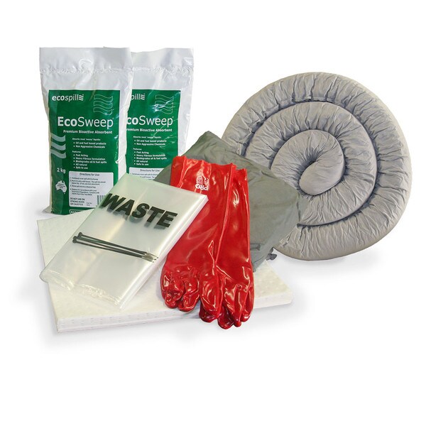 HC50 Re-stock Pack bor 50L Oil and Fuel Spill Kits | 50L Fuel and Oil Re-stock Pack | Spill Kits | HC40 40L Oil and Fuel Spill Kits | Hydrocarbon Spill Kits | Ecospill Brisbane Sydney Melbourne Perth